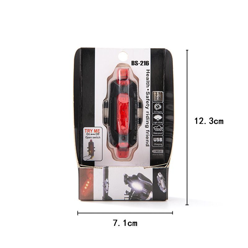 Cross-border 056 Bicycle Ail Brigh LED Nigh Ligh Oudoor Waerproof Mounain Bike Fron And Rear Se Riding_voghion.com