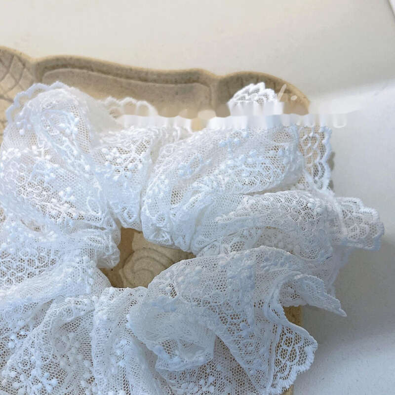 Stil coreean nou dantelă gros intestin temperament plasă dulce balet vânt frânghie accesorii de păr pentru femei_voghion.com