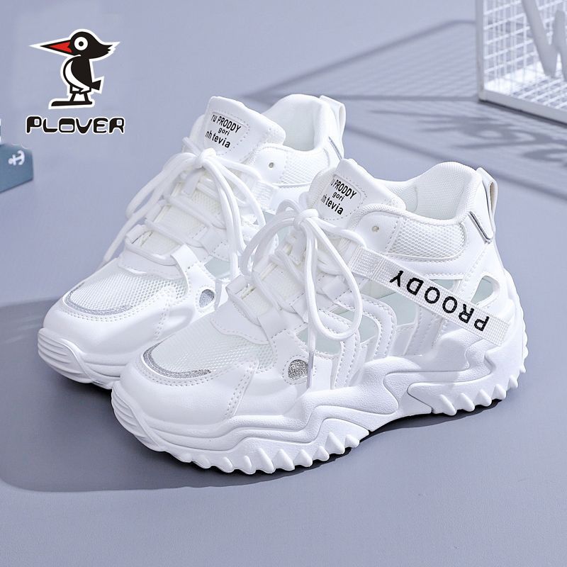PLOVER beliebte ausgehöhlte Papa-Schuhe im Sommer 2024, neue vielseitige, atmungsaktive Sportsandalen mit dicker Sohle für Damen_voghion.com