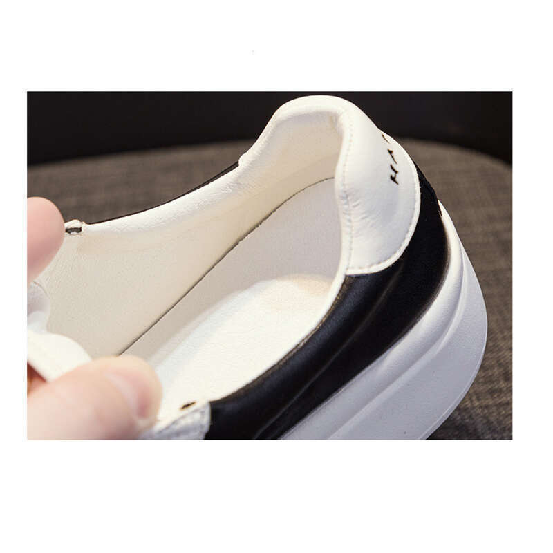 White Platform Sneakers For Women Casual Height Increasing Shoes_voghion.com