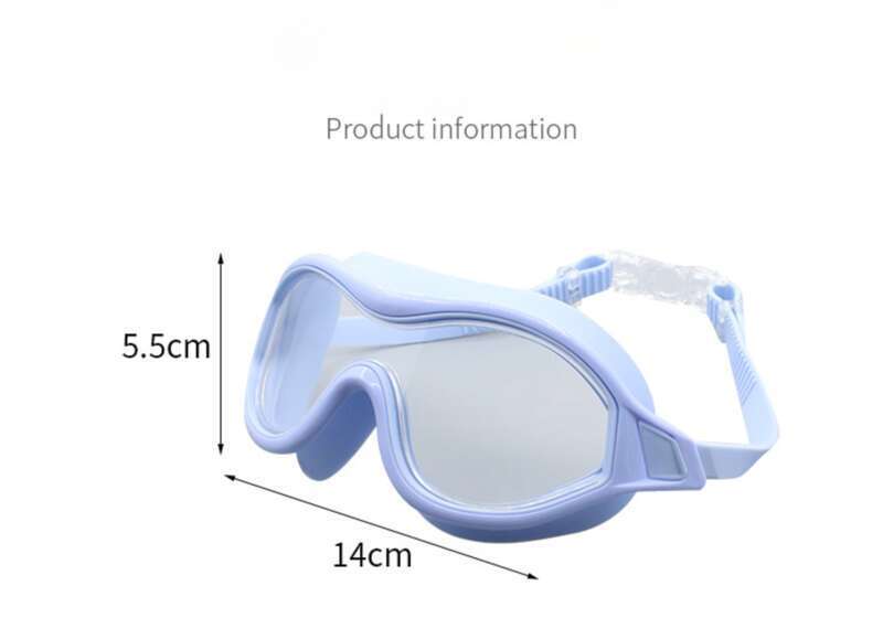 Trendy And Fashionable Adult High-definition Integrated Waterproof And Anti Fog Large Frame Swimming Goggles_voghion.com