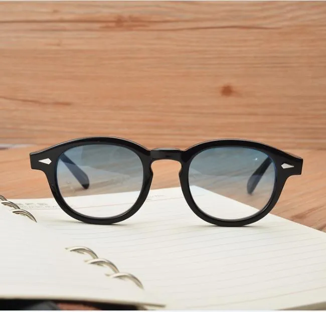 Nuovi occhiali da sole Gregory Peck vintage da uomo e da donna Lemtosh Johnny Depp Occhiali da sole di marca dal design retrò con custodia_voghion.com