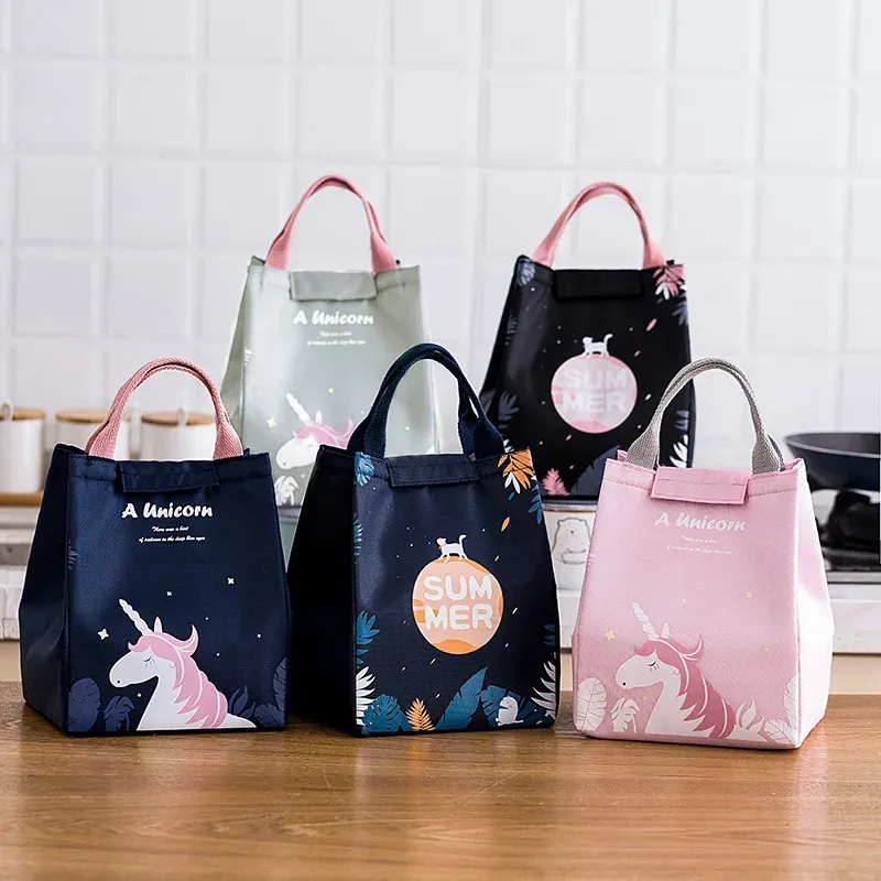 2024 Fashion Box Portable Insulated Canvas Thermal Food Picnic Tote Cooler Bag Lunch Bags For Women Kids_voghion.com