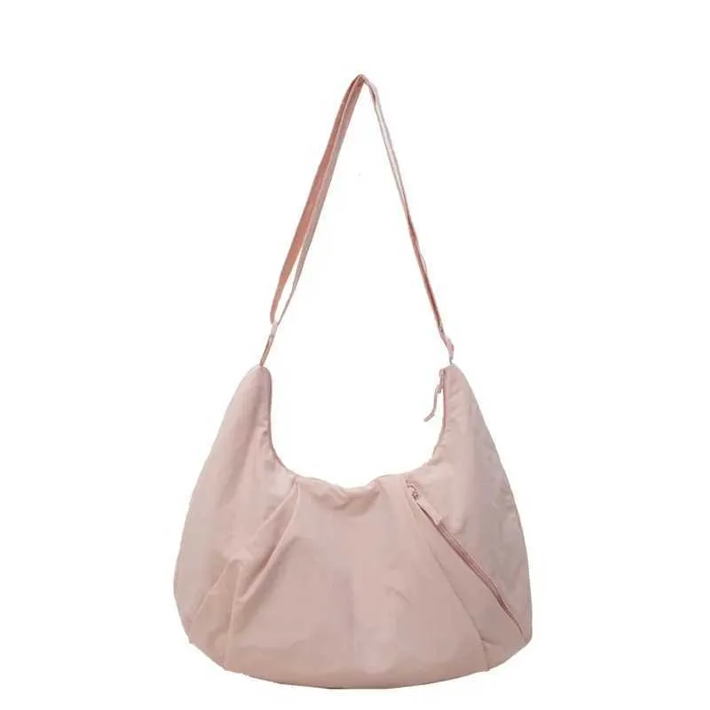 Classic Pleated Crossbody Bag For Women Solid Shoulder Handbag_voghion.com