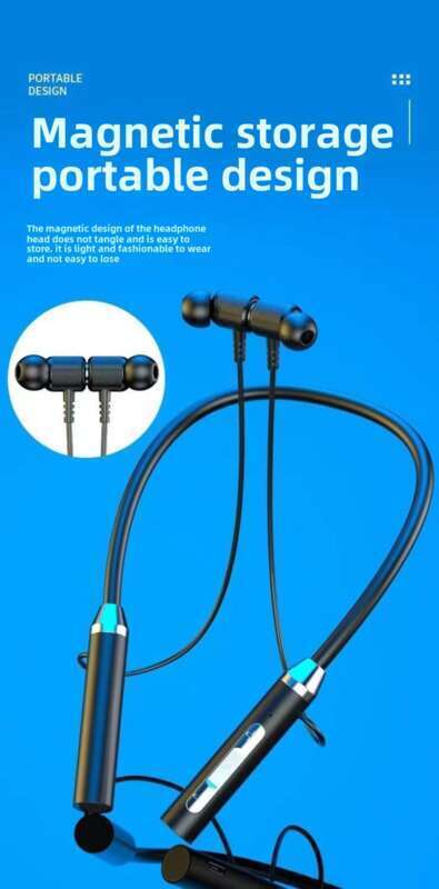 Nuovi auricolari wireless Bluetooth con sport sospesi, auricolari appesi al collo e modalità standby ultra lunga_voghion.com