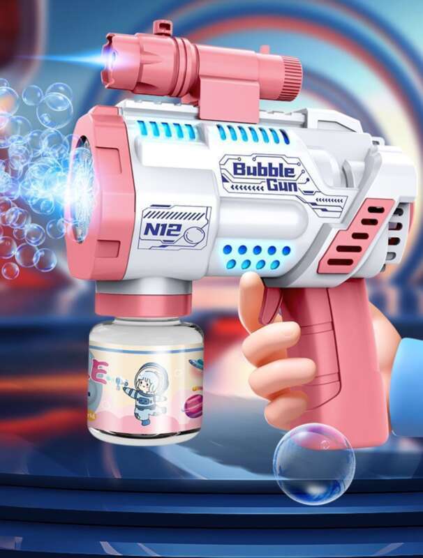 Neu Gatling Internet Celebrity kinder Handheld Blase Blasen Mädchen Elektrische Voll Automatische Leck Beweis_voghion.com