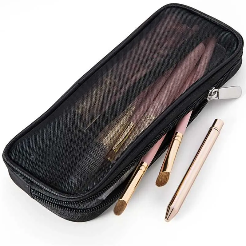 Make-up-Pinsel Reise-Make-up-Organizer Herren Beauty-Tools Mesh-Set Wäschesack Aufbewahrungszubehör Y241023_voghion.com