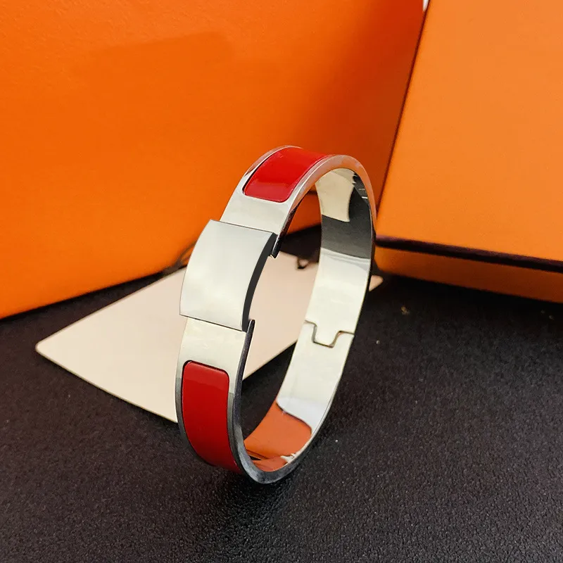 Sier Designer Fashion Jewelry Women Men Designs Lovers Couples Gift Charm Bangles Multi Color Titanium Steel Material_voghion.com