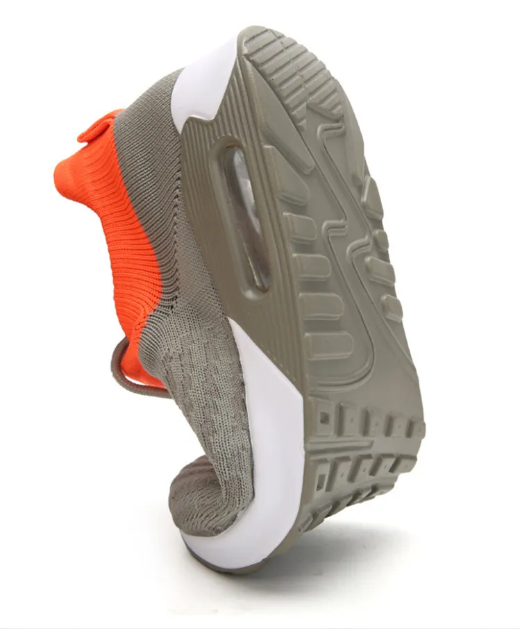 Tenisky Dívčí Ploché Běžecké Žena Venkovní Prodyšný Úplet Svršek Soc Lehké Atletické robustní boty Šněrovací platforma_voghion.com