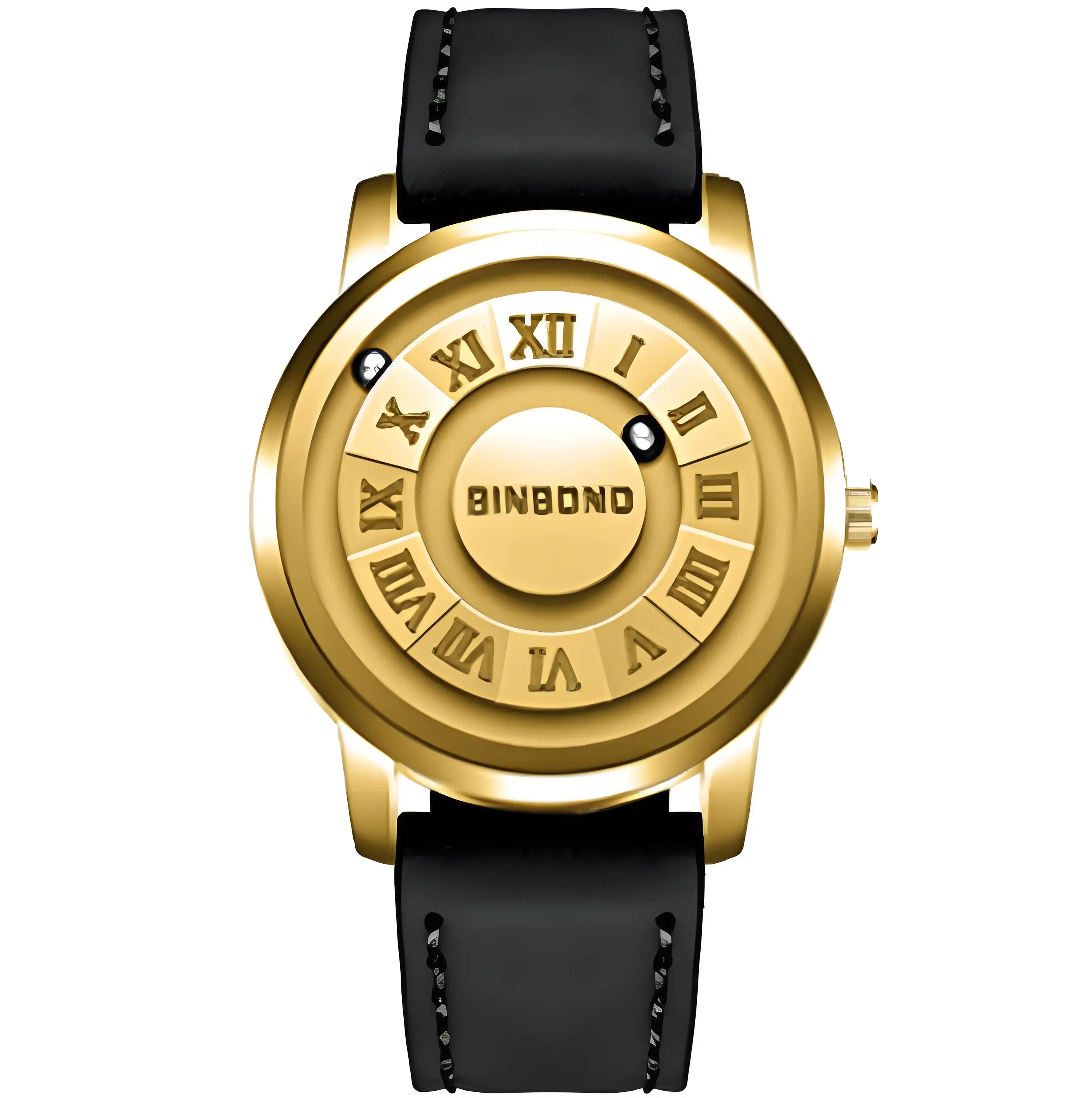 Luxury Men Quartz Watch Stainless Steel Waterproof Wristwatch_voghion.com
