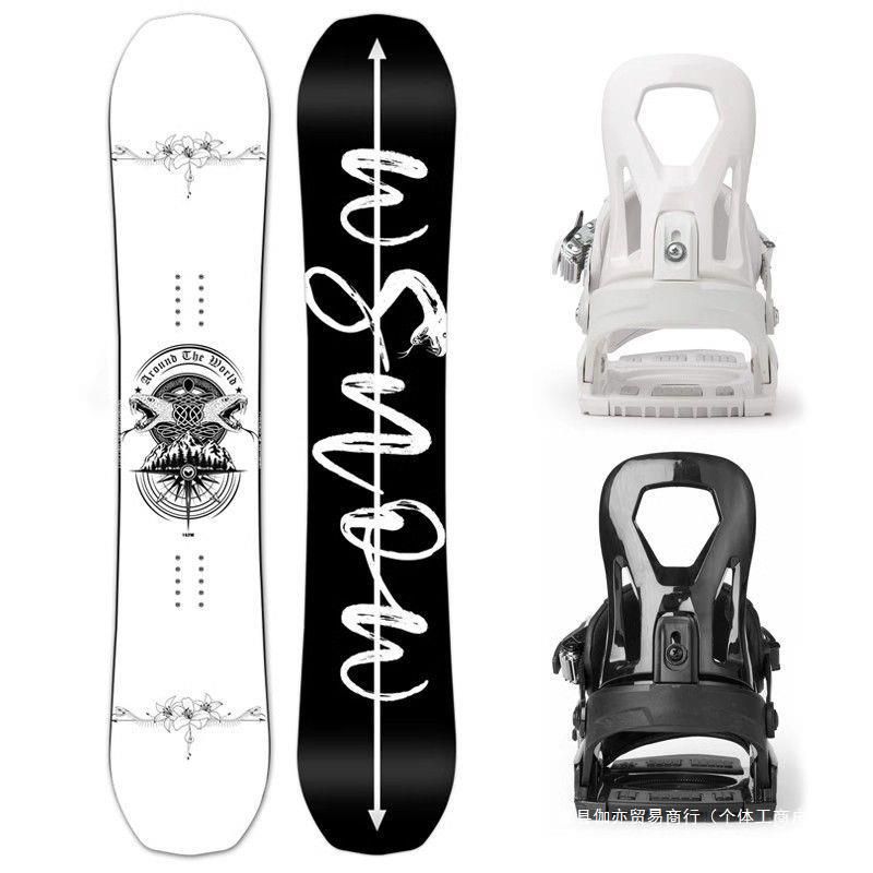 Echipament de schi, snowboard, legături de schi, set pentru bărbați și femei, adulți, carve, patinaj, snowboarduri plate_voghion.com
