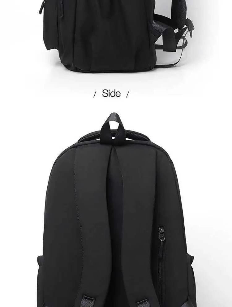 Rucksack Für Damen Und Herren Einfarbiger Laptop Rucksack Freizeit_voghion.com