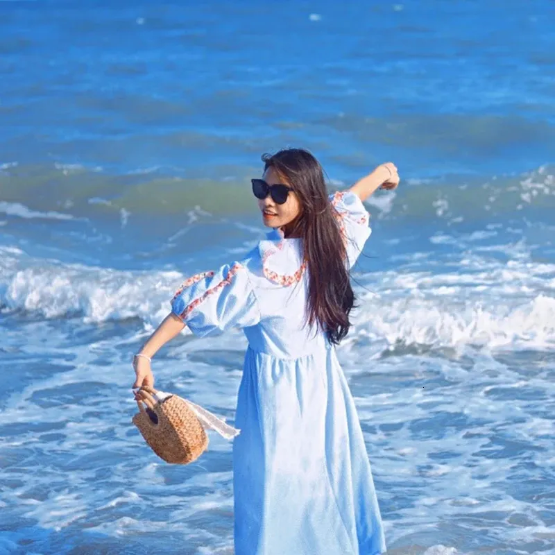 Half-round Rattan Shoulder Bag Large Capacity Summer Beach Tote_voghion.com