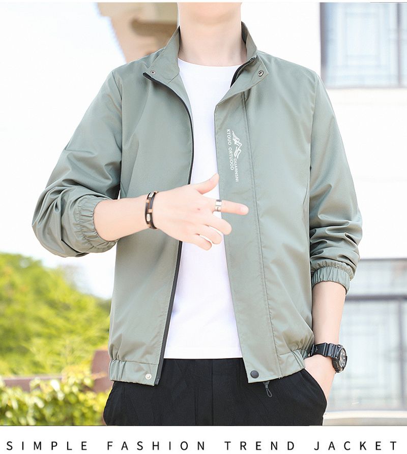 Jacke Mode und Winter locker lässig 2024 neue vielseitige Herrenjacke trendiges Herbstoutfit_voghion.com