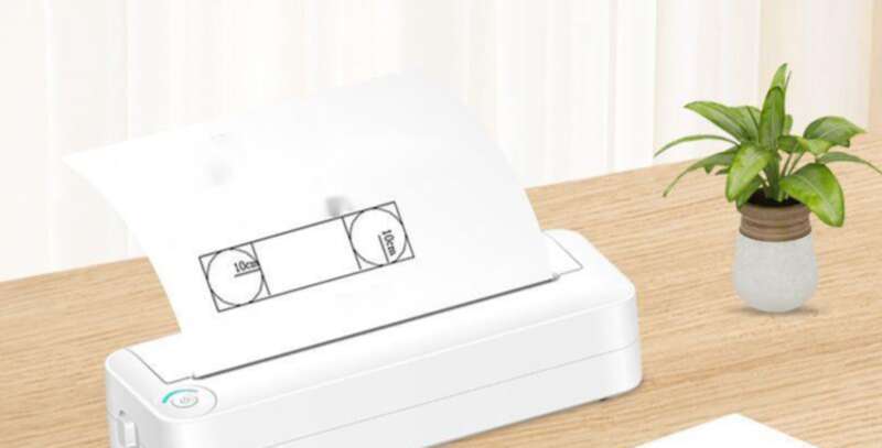 A4 Bluetooth Verbindung Tëntlos Dréckerei Portable Mini Student Office Home Photo Printer_voghion.com