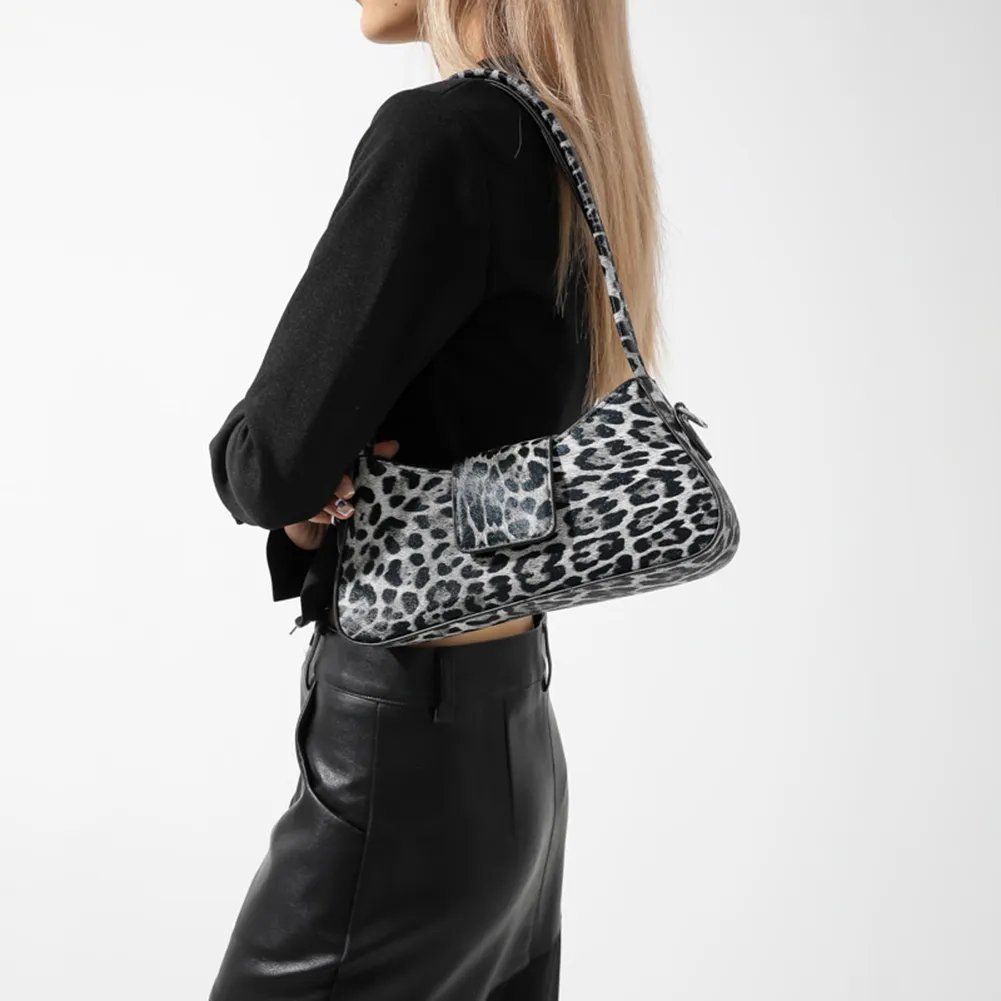 Frauen Mode Sexy Leopard Design Satchel Tote Handtasche Unterarm Frau Party Kupplung Geldbörse Schulter Abendessen Tasche_voghion.com