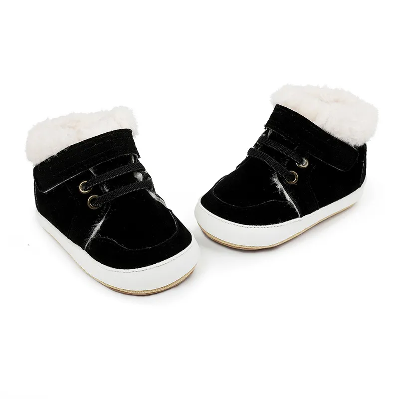 Winter Infant Boots Warm Plush First Walker Shoes For Newborns_voghion.com