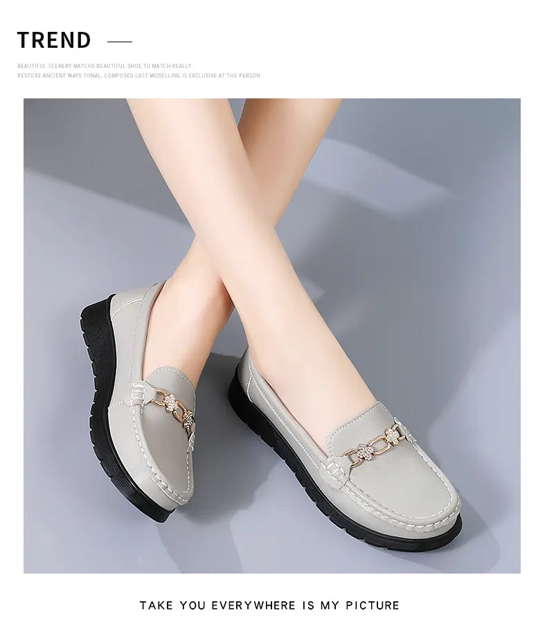 Scarpe casual donna comode con suola morbida antiscivolo basse_voghion.com