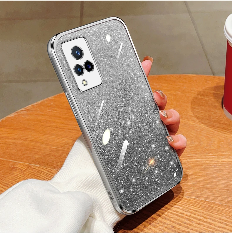 Shiny Gradient Phone Case For Vivo Smartphone Electroplated_voghion.com