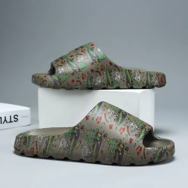 Chaussons homme mode personnalisés pour la plage et la maison_voghion.com