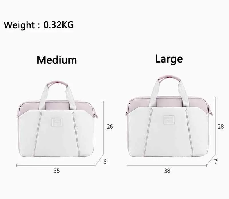 Borsa per laptop da donna, impermeabile, per notebook e-book, borsa per computer, tracolla singola, valigetta per tablet e PC, custodia per gadget_voghion.com