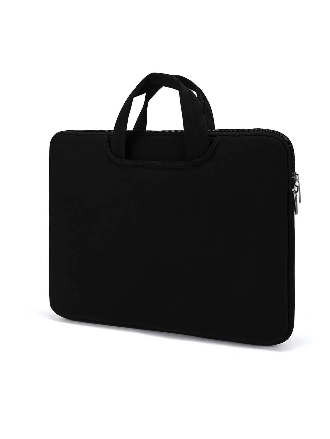 Geantă de 16 și 17 inch cu buzunarul frontal, poate ține mouse-ul Power, spațiu mare, geantă de mână pentru laptop, ușoară, Handba24111_voghion.com