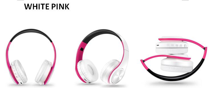 Ακουστικά Ακουστικά Bluetooth Ακουστικά Ασύρματα ακουστικά Στερεοφωνικά πτυσσόμενα αθλητικά ακουστικά Μικρόφωνο Handfree MP3 Player_voghion.com