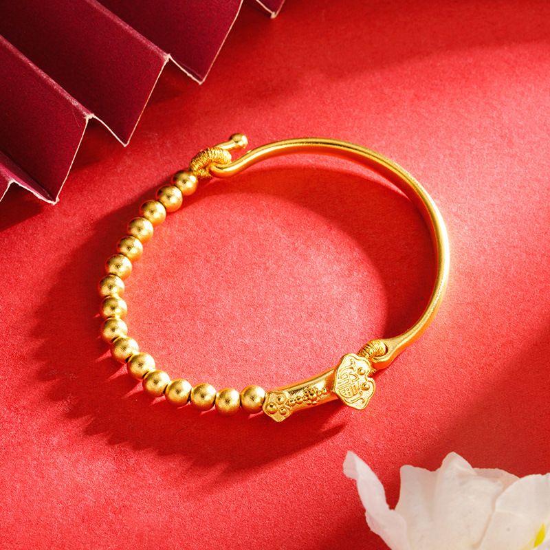 Ruyi Perlen Halbes Schienbeinarmband Für Damen Langfristig Kein Verblassen Antiker Schmuck Im Französischen Stil_voghion.com