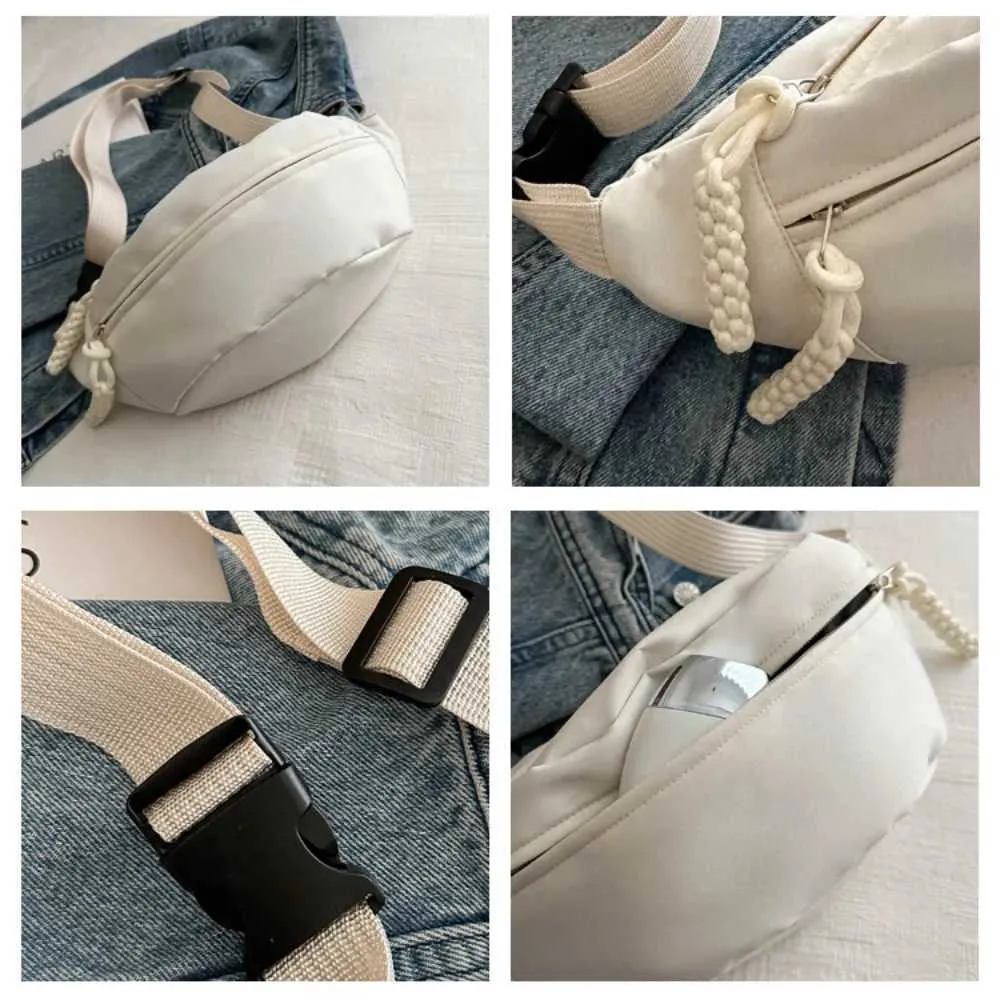 Chest Banana Women Sg Crossbody Pack Canvas Running Waist Bag Casual Fanny Packs Sport Half Moon Belt Ba241021_voghion.com