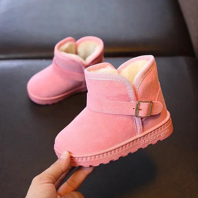 Mode Kinder Casual Mädchen Jungen Schnee Warme Kinder Stiefel Jungen Winter Baumwolle Schuhe Turnschuhe ботинки мартин_voghion.com