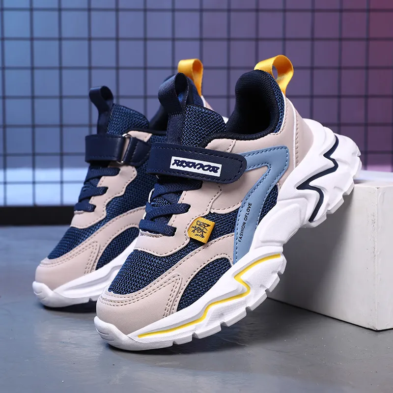 New Boy Tenis Sneakers Kids Sport Running Casual Girls Walking Kidsnest Leather Soft Soled Children Small White Shoes_voghion.com