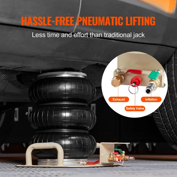 Triple bag luchtgekrik 3 ton capaciteit voor auto en garage_voghion.com
