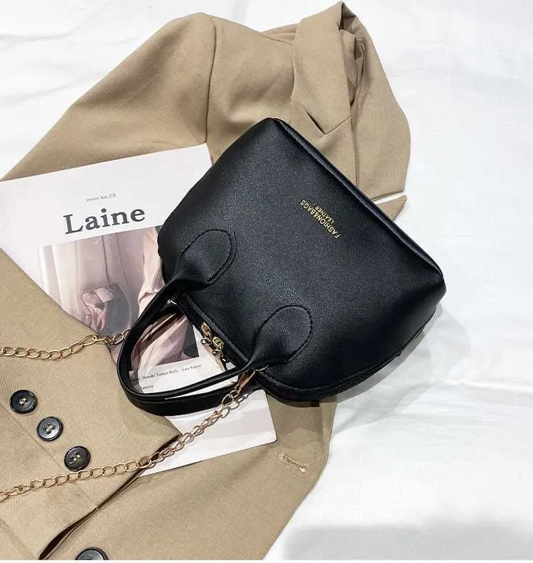 Mode Frauen Schulter Designer Shell Damen Handtasche große Kapazität Umhängetaschen Vintage PU Leder Totes_voghion.com