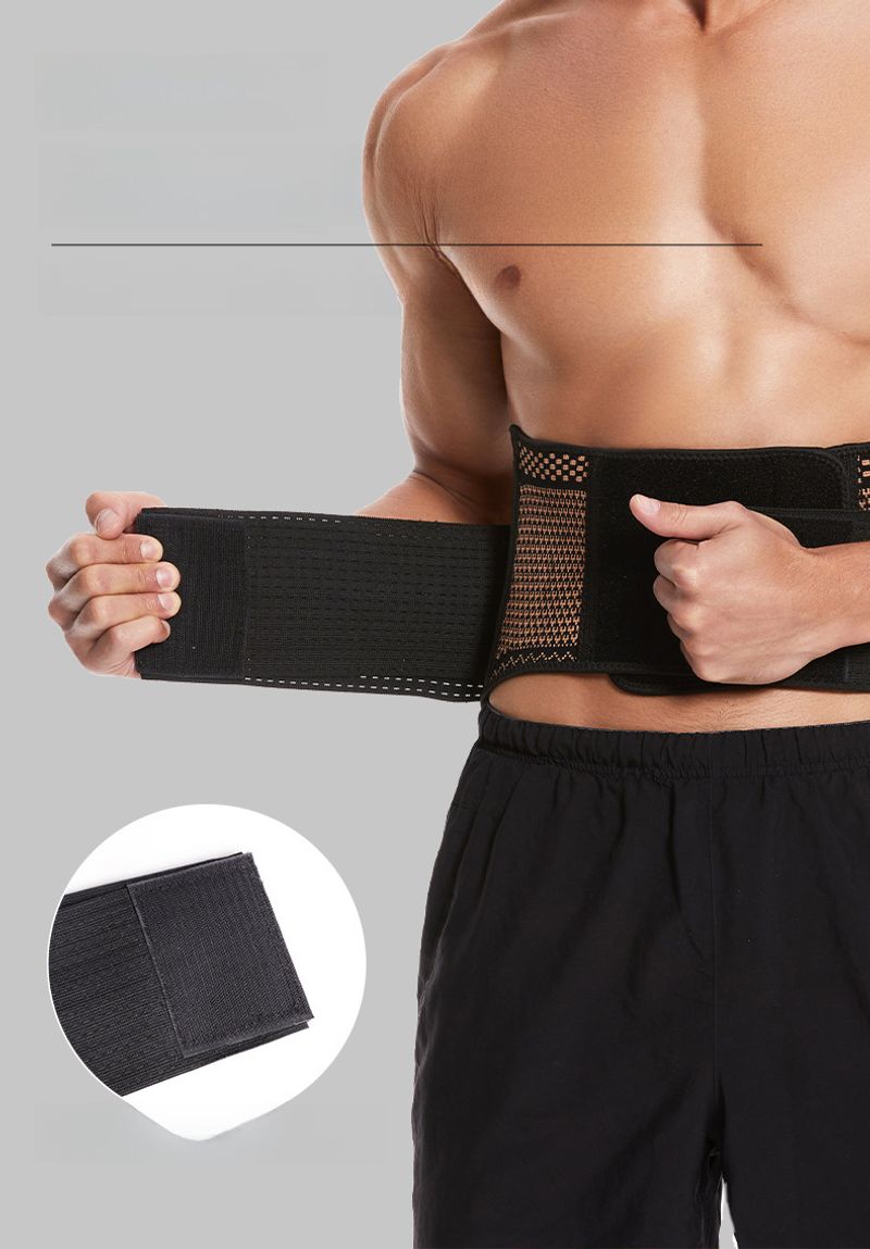 Neu Bund stricken Druckgurt für Fiess Übung Kupfer Ionen Taille Bündel_voghion.com