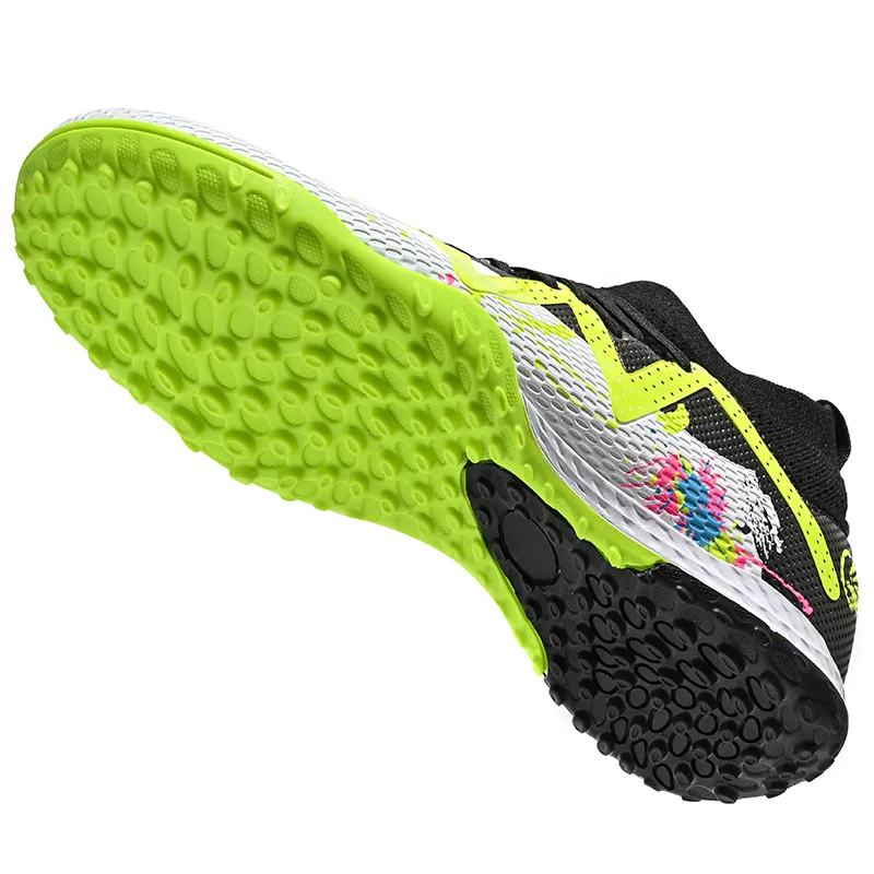 Soccer Shoes Men Kids Professional Football Boot Grass Outdoor Non-Slip Breathable Multicolor Trainning Sneakers Size_voghion.com