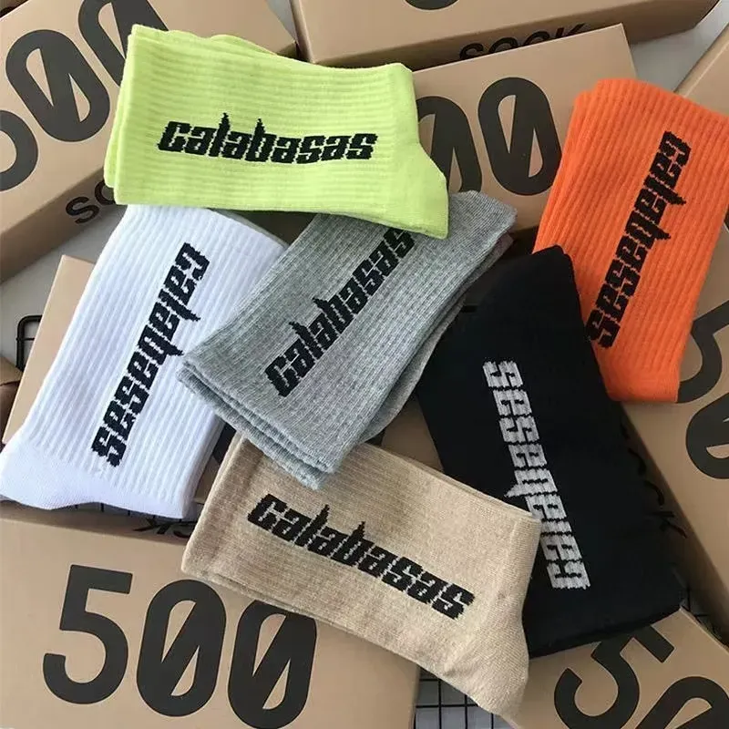 chaussettes de sport pour hommes designer Long tube noix de coco polyvalent tendance hiver soc_voghion.com