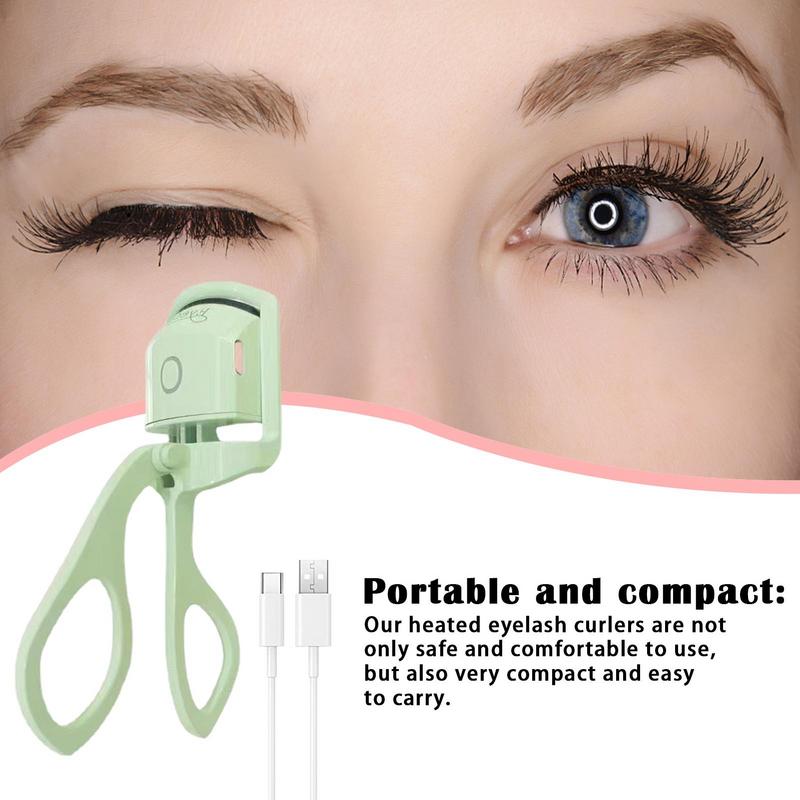 Eyelash Curler For Women As A Christmas And Birthday Gift: Heated Eyelash Curler, Rechargeable Electric Heating Eyelash Curler_voghion.com