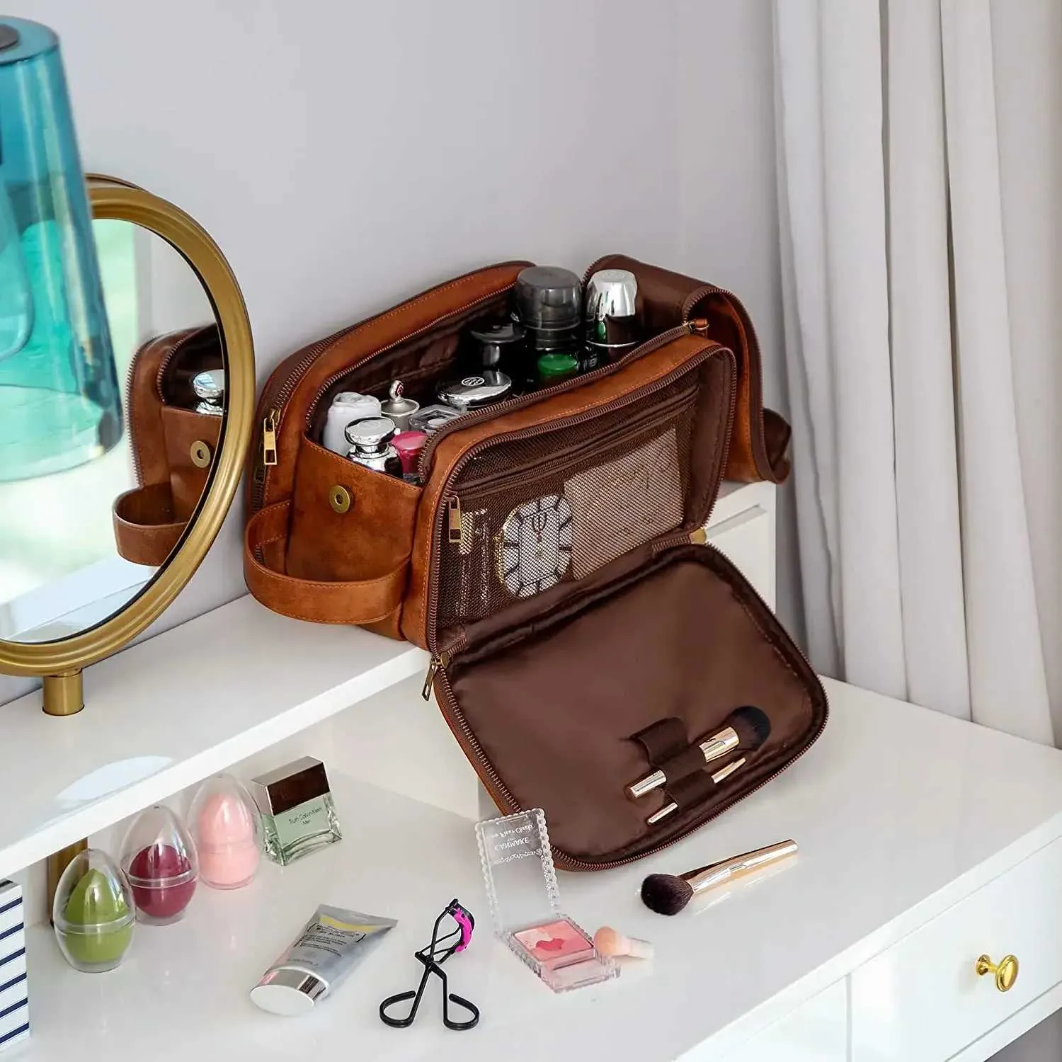 New waterproof mens hanger nylon travel organizer large essential makeup box face bag 2024 Y241023_voghion.com