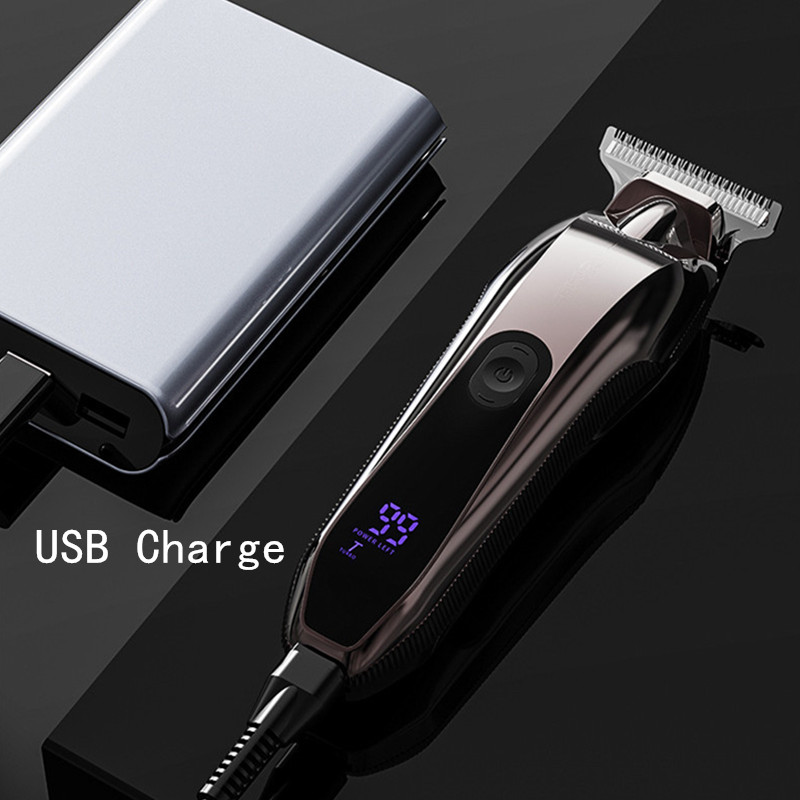 Επαγγελματική κουρευτική μηχανή Zero, κουρευτικές μηχανές, ακροφύσια κουρέματος, κουρευτική μηχανή, φόρτιση USB, εργαλεία κουρείου για άνδρες, κομμωτήριο_voghion.com