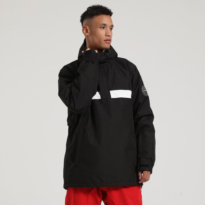 New winter ski wear men's single and double board loose waterproof breathable warm red snow suit women's outdoor skiing_voghion.com