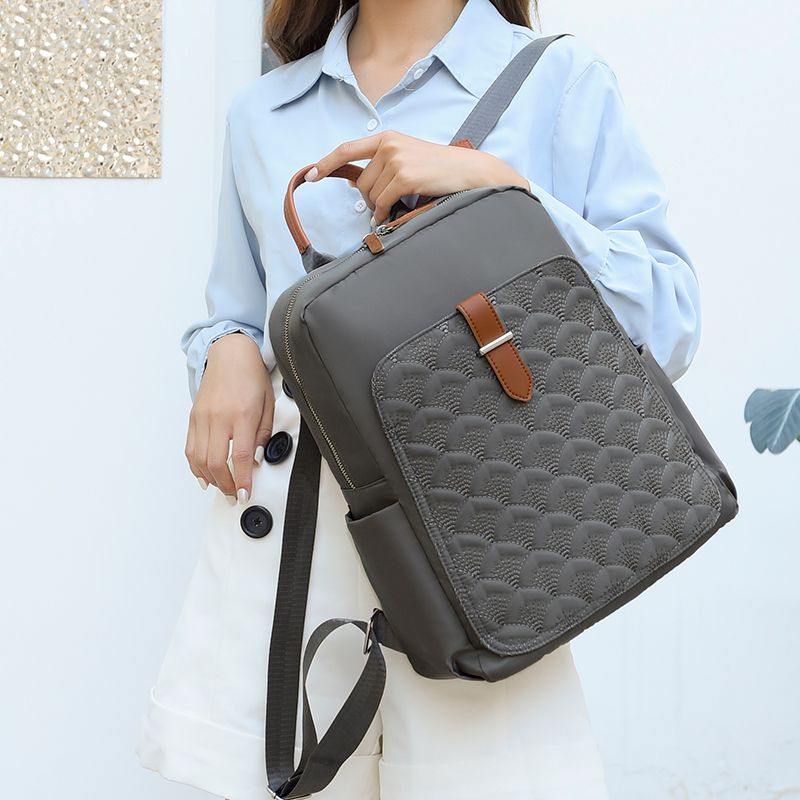 Nuovo zaino da college alla moda femminile, ad alta capacità, semplice, alla moda, per computer portatile, per ragazze carine, libro da viaggio_voghion.com
