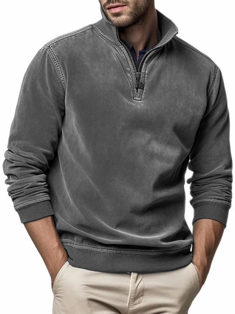2023 Herrenpullover im ethnischen Stil mit 3D-Digitaldruck und halbem Reißverschluss_voghion.com