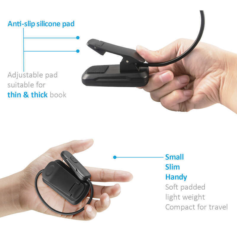 New Type-C Charging Clip Table Music Score Reading Lamp_voghion.com