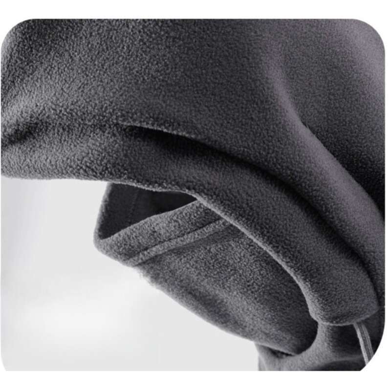 Fahrradmütze, warme Wintermaske für kaltes Gesicht, dicker einteiliger Fleece-Schal, staubdichte Frostschutzohren_voghion.com