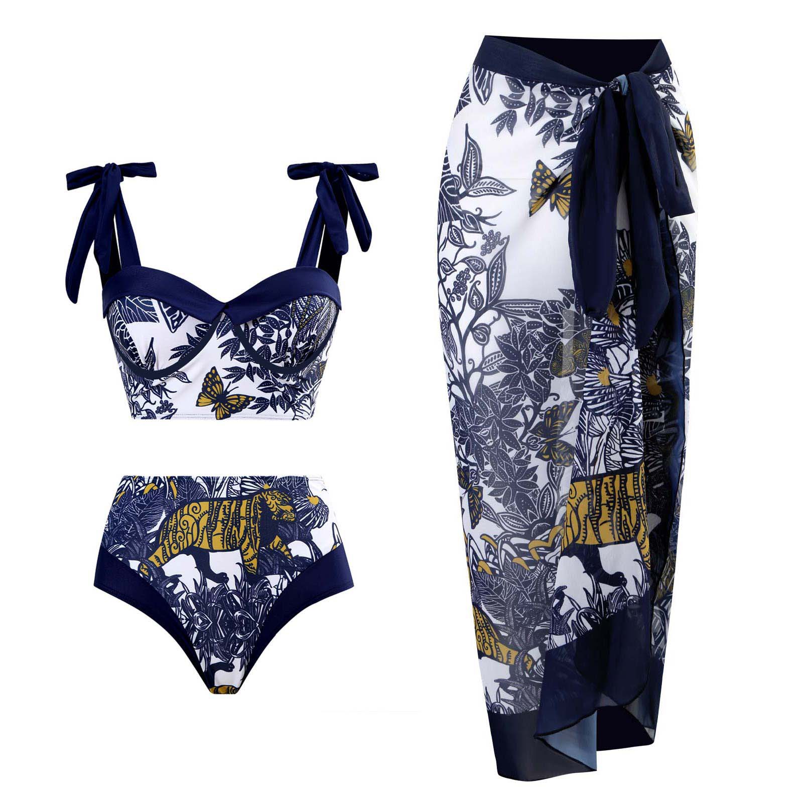 Moteriškas laisvalaikio seksualus maudymosi kostiumėlio bikinis_voghion.com