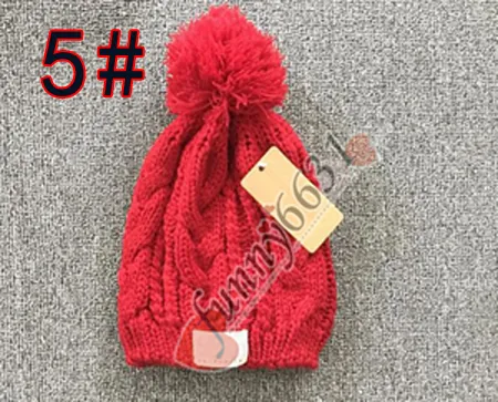 MOQ = 1 PZ Autunno/inverno design del marchio caldo donna e uomo moda berretto lavorato a maglia cappello di lana 8 colori nero rosso spedizione gratuita_voghion.com