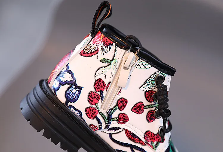 Toddler Kids Girls Boys Wer Print Boots Baby Soft Bottom Boot Children Littlesprouts Autumn Winter Fashion Shoes 1-6_voghion.com