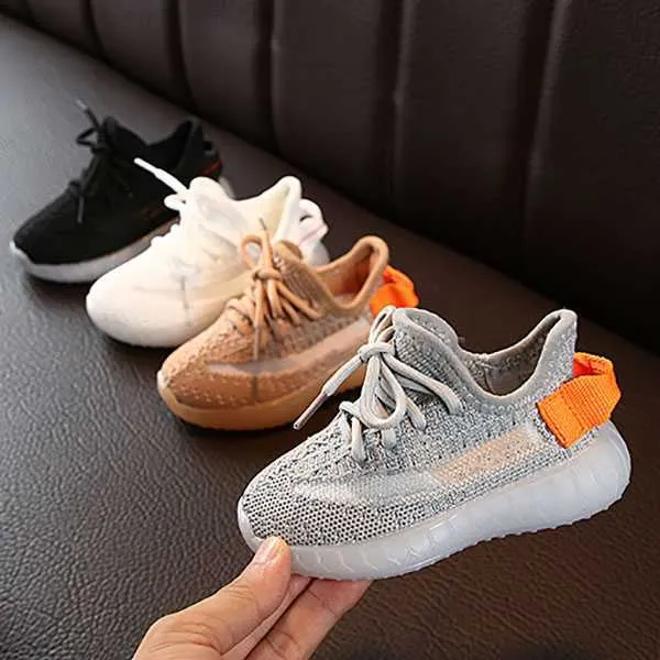 Athletic Outdoor Kids Sneakers Hiphop Leisure-Shoes for Boys Girls Teens Baby Active Breathable Running Shoes Eur 22-31_voghion.com