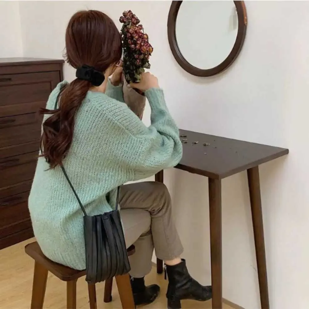 High Quality PU Mobile Phone Mini Pleated Single Shoulder Bag Durable Soft Crossbody Ba241214_voghion.com