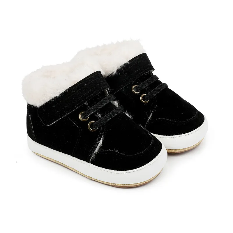 Winter Infant Boots Warm Plush First Walker Shoes For Newborns_voghion.com